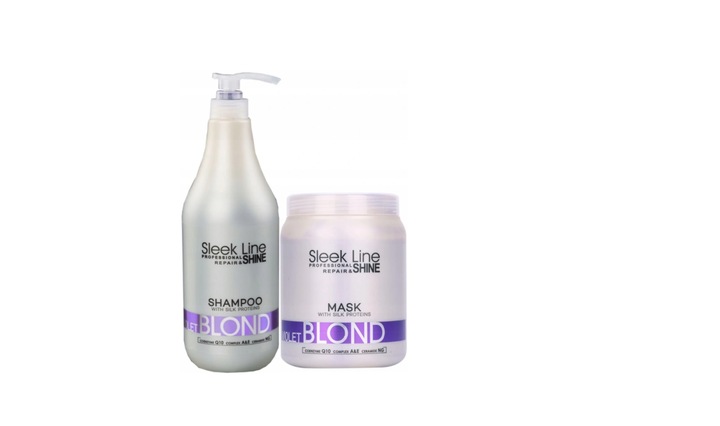 Stapiz SLEEK LINE szampon blond violet 1l