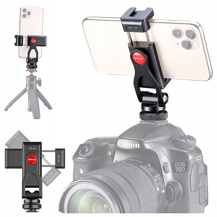 Uchwyt Statywowy ULANZI ST-10 adapter 1/4 cala do Telefonu Smartfona