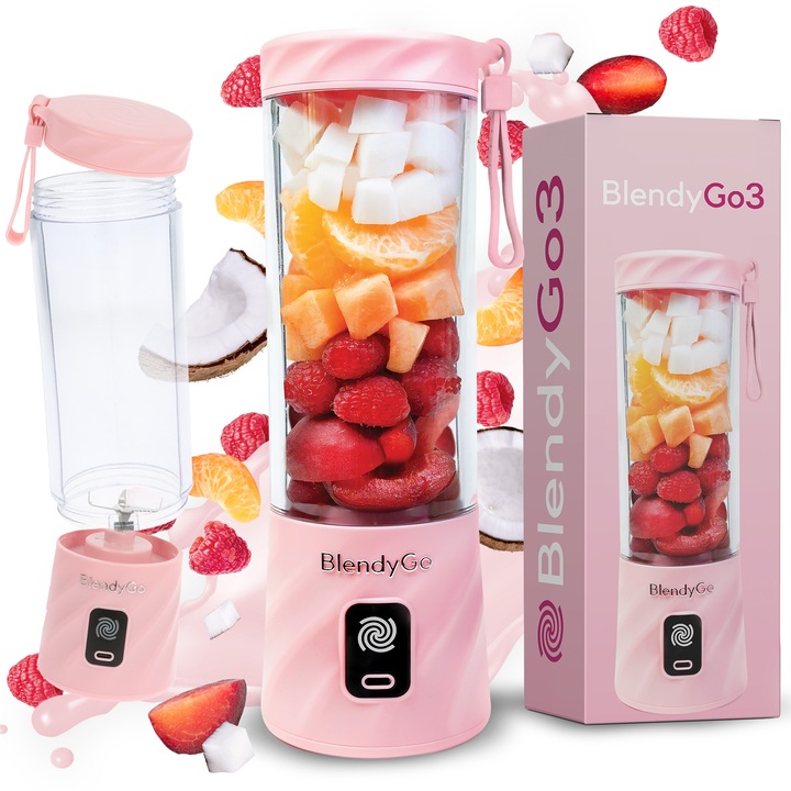 Oryginalny Blender BlendyGo 3 - Bezprzewodowy Blender Kielichowy USB