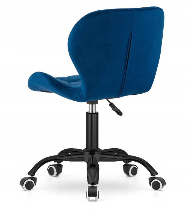 Krzesło obrotowe do biurka ucznia gabinetu regulowane welurowe Lugano.pro