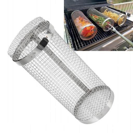 KOSZ DO GRILLOWANIA WARZYW GRILL 30CM ZESTAW 2 SZT