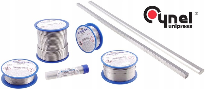 Cyna do lutowania z topnikiem SW26, Cynel, 1 mm, 100 g, CYNA 1/100