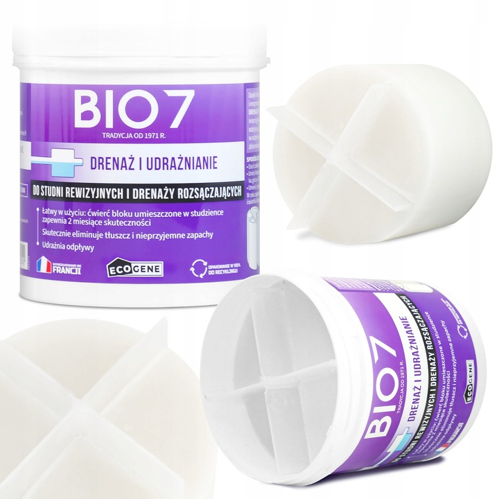 Bio7 UDRAŻNIANIE Oczyszczalni Odblokowanie Drenażu | Bio 7 DRENAŻ na