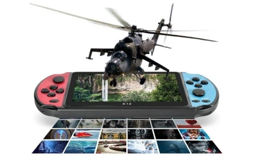 Konsola Przenośna do gier BEZPRZEWODOWA Polskie MENU 5000 GIER Retro x12