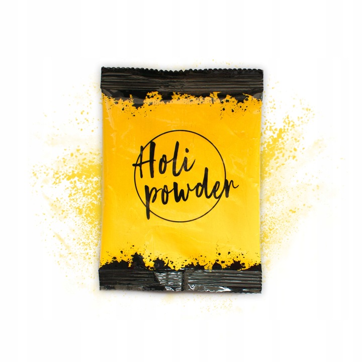 Kolorowe proszki Holi na festiwal święto kolorów PAKIET 12 SZTUK do