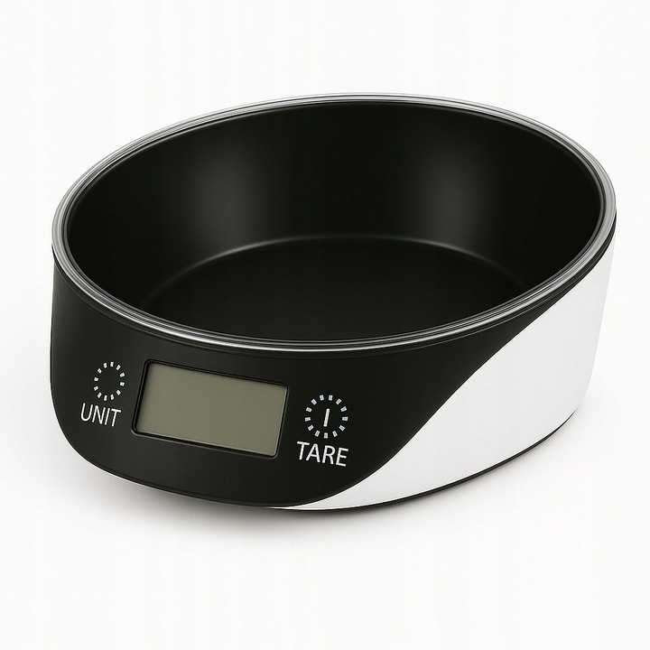 Waga Kuchenna Elektroniczna z Misą Precyzyjna Cyfrowa LCD Czarna 5 kg