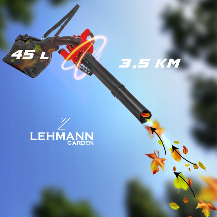 DMUCHAWA DO LIŚCI SPALINOWA ODKURZACZ BEZPRZEWODOWA Z ROZDRABNIACZEM