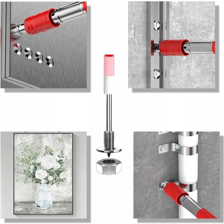 100x Gwoździe do pistoletu do betonu metalu drewna gwoździarki Gwint