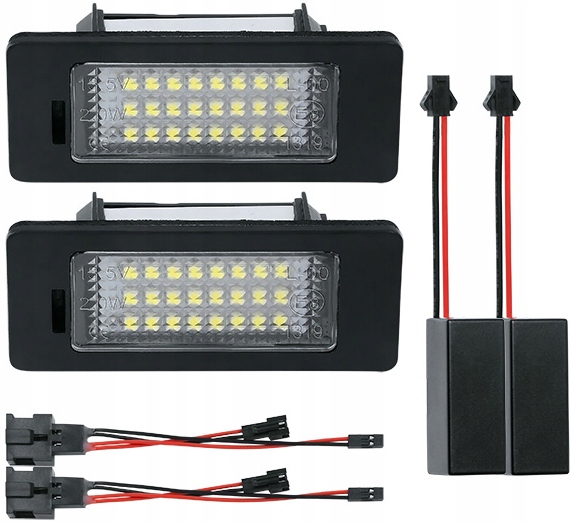 OŚWIETLENIE LED PODŚWIETLENIE TABLICY REJESTRACYJNEJ Audi A4 S4 B8 A5 S5 A7