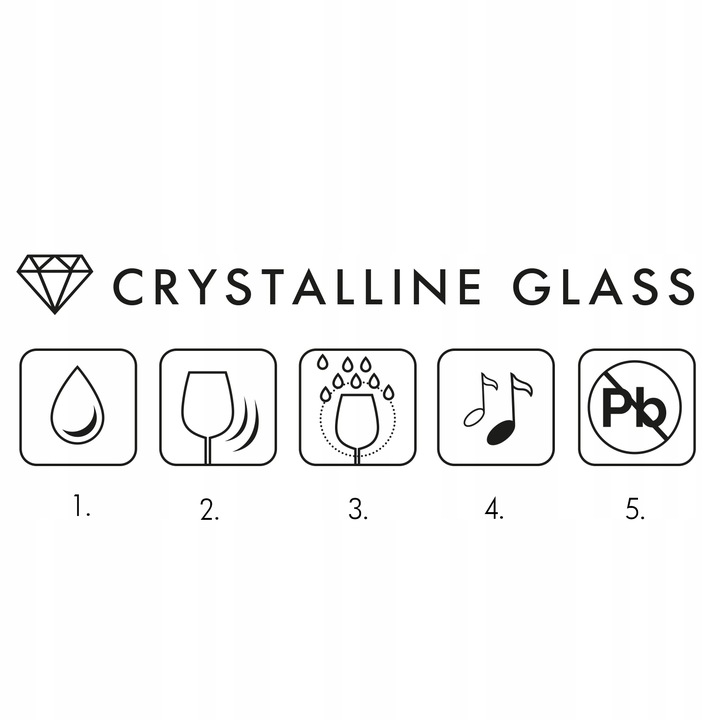 Kieliszki do wina białego Avant-Garde KROSNO 6szt