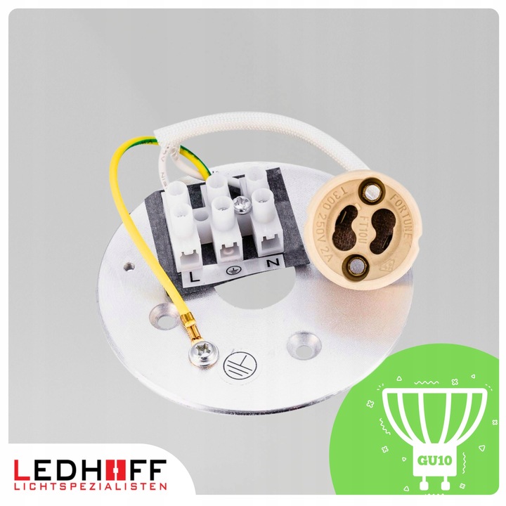 4x Oprawa natynkowa sufitowa LED halogenowa TUBA GU10 Ruchoma czarna