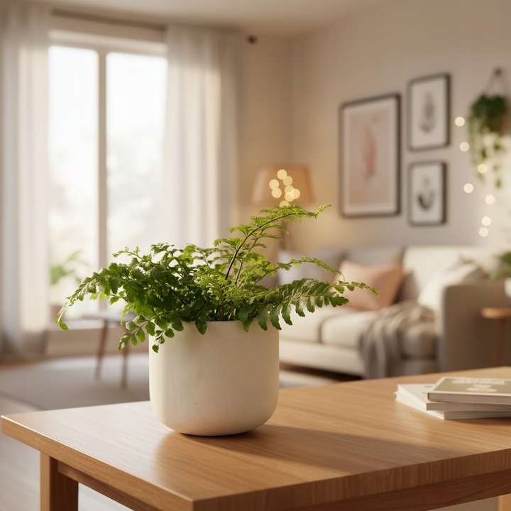 Paproć ASPLENIUM PARVATI egzotyczna paprotka domowa BEZPIECZNA DLA