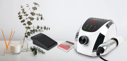 FREZARKA DO PAZNOKCI PROFESJONALNA MOCNA 68W FREZY