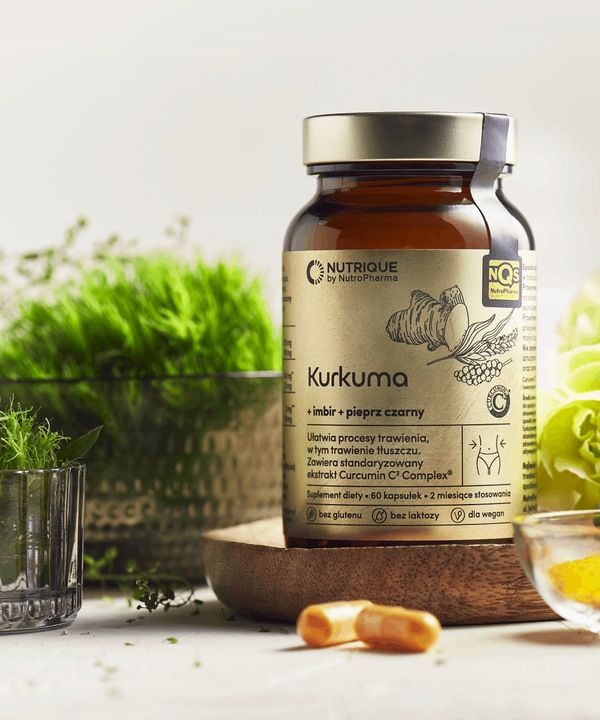 Kurkuma 60 kapsułek ekstrakt Curcumin C3 Complex