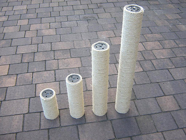 rolka 40 cm średnica fi 90 mm sizal naturalny grubość 6 mm drapak kota