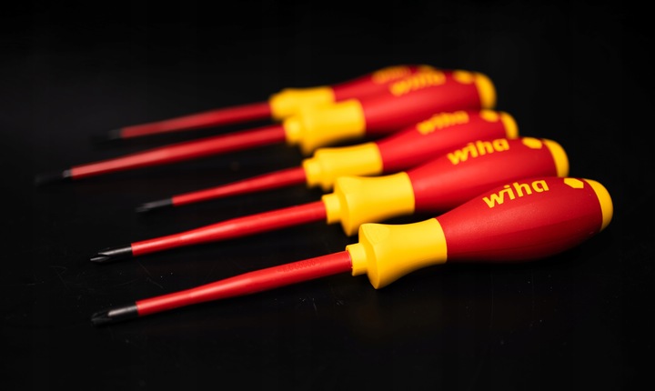 WIHA Zestaw wkrętaków izolowanych dla elektryka SlimFix VDE