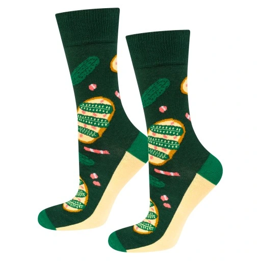 SMALEC ZE SKWARKAMI W SŁOIKU SOXO PREZENT DLA DZIADKA SKARPETKI ROZM. 40-45