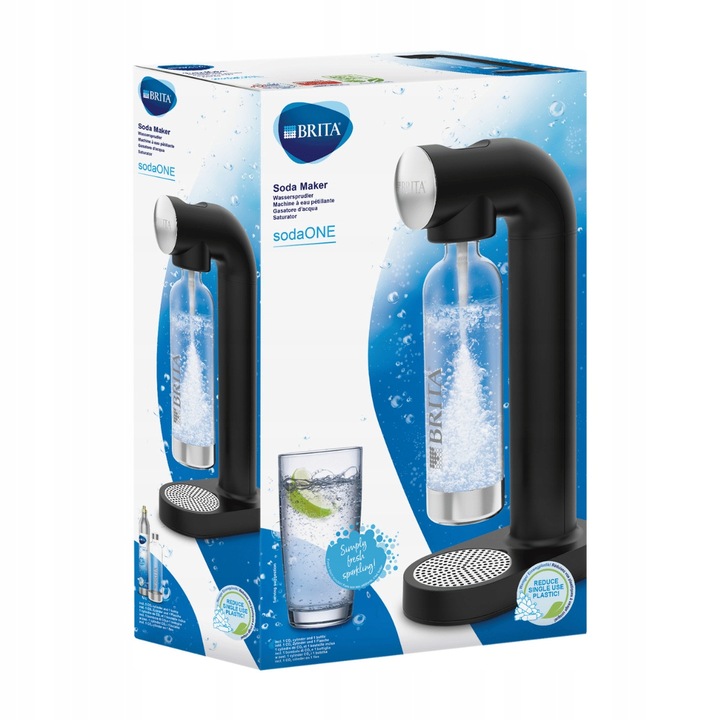SATURATOR BRITA SodaOne (czarny) 1049249
