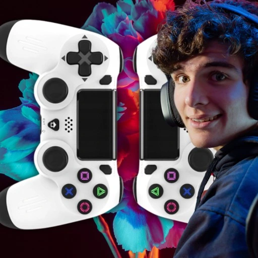 BEZPRZEWODOWY PAD GAMINGOWY DO PS4 KONTROLER DOUBLESHOCK WIBRACJE ZAMIENNIK