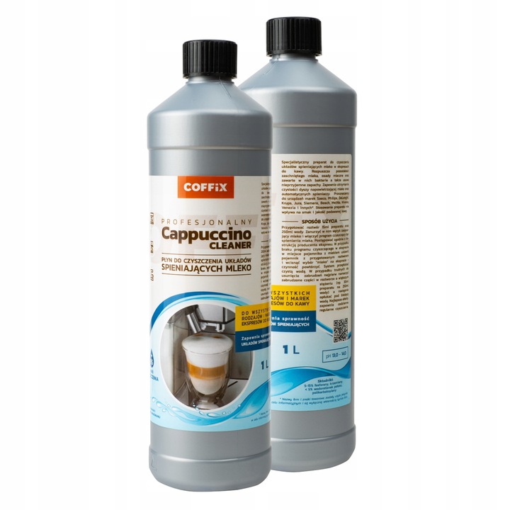 COFFIX PŁYN DO CZYSZCZENIA SYSTEMU MLEKA CAPPUCCINO CLEANER 1L