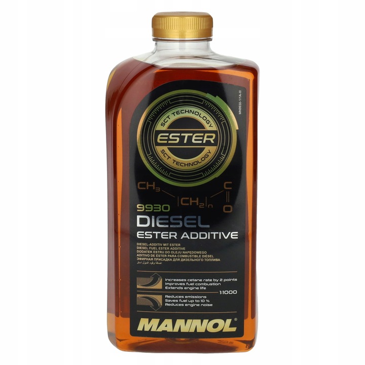 Dodatek do Oleju Mannol Diesel Ester 9930 Zmniejsza Spalanie do 10% 1L
