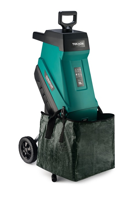 ROZDRABNIACZ ELEKTRYCZNY RĘBAK DO GAŁĘZI GŁADKOLUFOWY MOCNY 3500W DWA