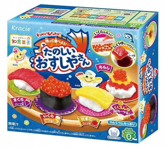 Japoński zestaw słodyczy DIY Popin Cookin Sushi Kit 28,5g - Kracie