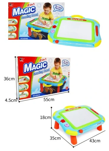 Znikopis duża tablica do rysowania 2w1 stolik 859