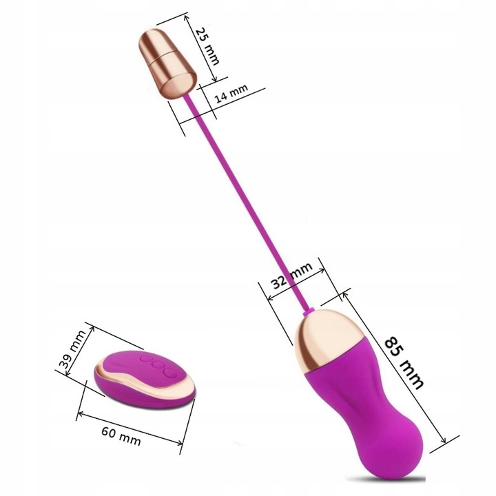JAJECZKO WIBRUJĄCE Z PILOTEM - LEPSZE NIŻ WIBRATOR