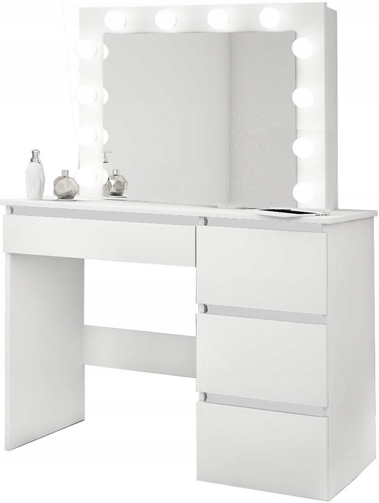 TOALETKA IZA 12 LED Z ŻARÓWKAMI DO WIZAŻU MAKIJAŻ