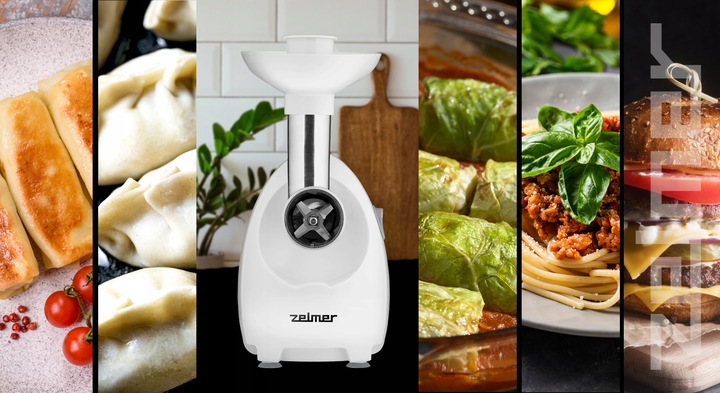 MASZYNKA DO MIELENIA MIĘSA ZELMER SZATKOWNICA WYCISKARKA WOLNOOBROTOWA