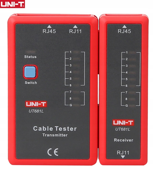 Tester kabli skrętka sieci Uni-T UT681L RJ11 RJ45