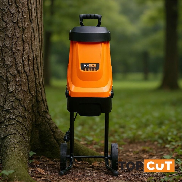 ROZDRABNIACZ DO GAŁĘZI NOŻOWY ELEKTRYCZNY 2600W RĘBAK DO DREWNA WOREK