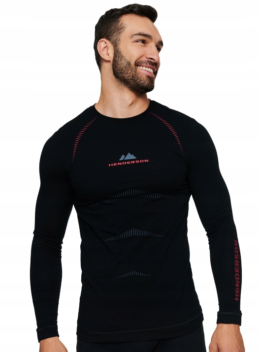 HENDERSON BIELIZNA TERMOAKTYWNA TERMICZNA KOMPLET TERMOAKTYWNY CZARNY XXL