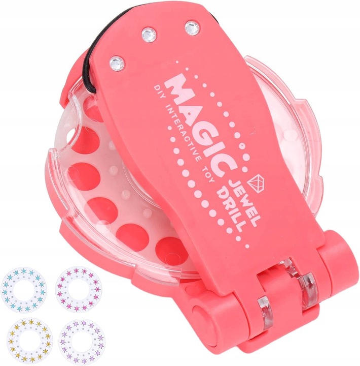 Blinger Maszynka do Ozdabiania Kryształkami Zestaw do Warkoczyków Akcesoria