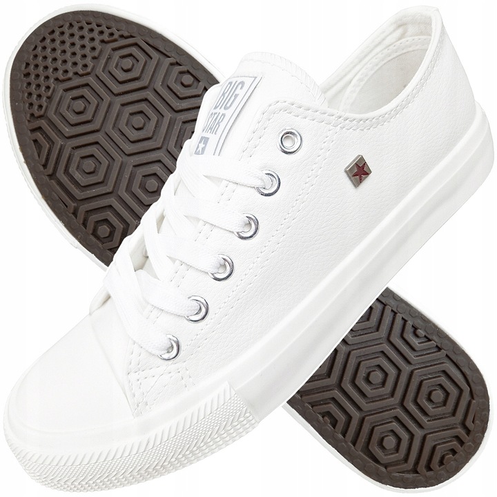 DAMSKIE TRAMPKI BIG STAR V274869 BIAŁE 41