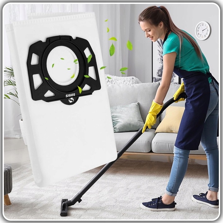 10x WOREK WORKI do ODKURZACZA KARCHER WD4 WD5 WD6 MV4 MV5 MV6 + FLITR PURE