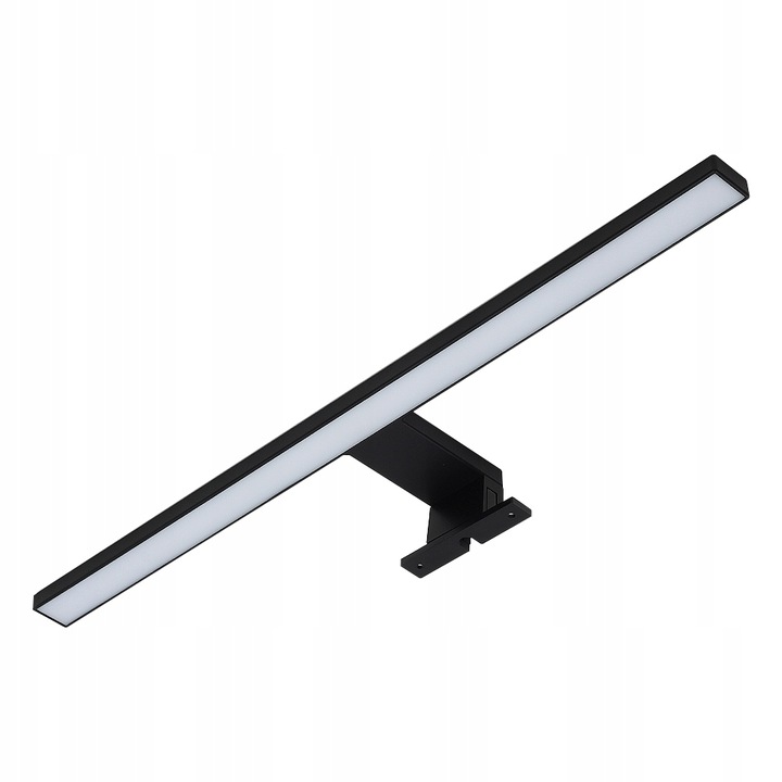 KINKIET LED LAMPA LED NA SZAFKĘ LUSTRO ŁAZIENKA 10W 50cm CZARNA