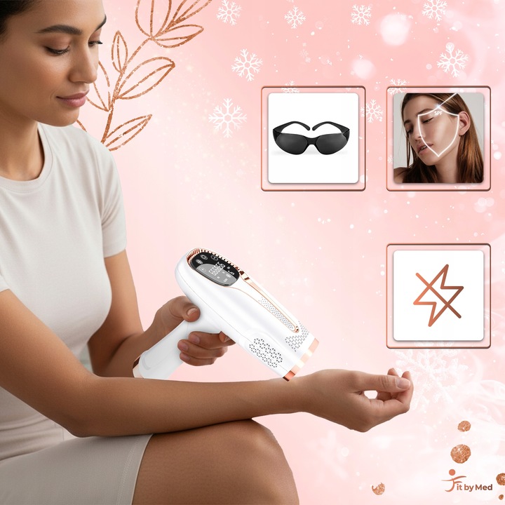 DEPILATOR LASEROWY IPL DO WŁOSÓW TWARZY CIAŁA BIKINI DEPILACJA