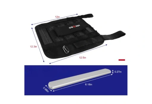 Regulowane obciążniki na nadgarstek, zdejmowane obciążniki, LEKARO, 2x 5kg