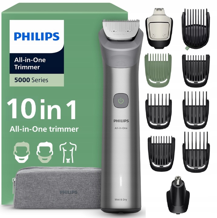 TRYMER MASZYNKA PHILIPS DO WŁOSÓW ZAROSTU BRODY CIAŁA GOLARKA