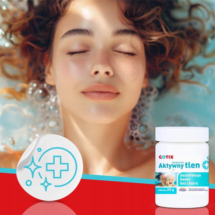 Aktywny Tlen do Basenu Jacuzzi SPA Chemia Basenowa bez Chloru Tabletki