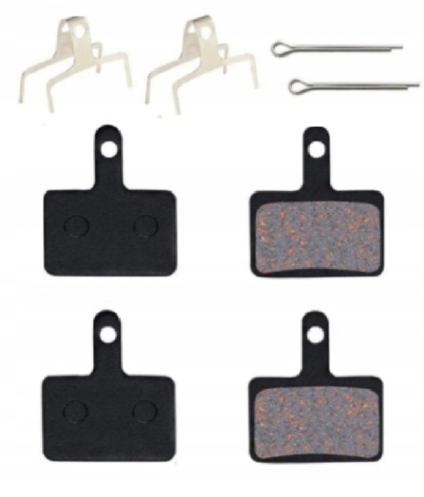 4x Klocki hamulcowe półmetaliczne DUOTTS C29 / DUOTTS F26