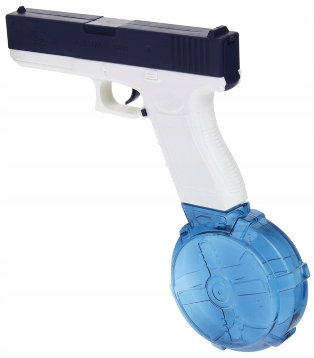 Pistolet na Wodę Automatyczny Elektryczny Glock 2 Magazynki Sikawka