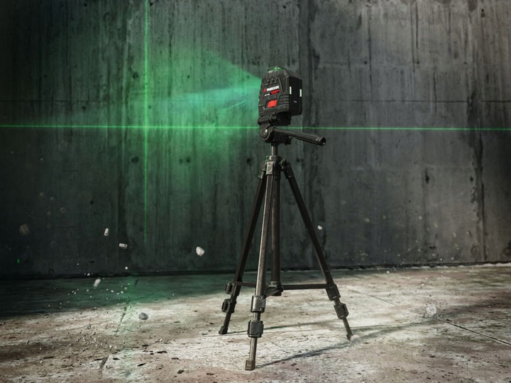 Najnowszy Laser krzyżowy Parkside Performance PKLLP 360 B3 zielony +