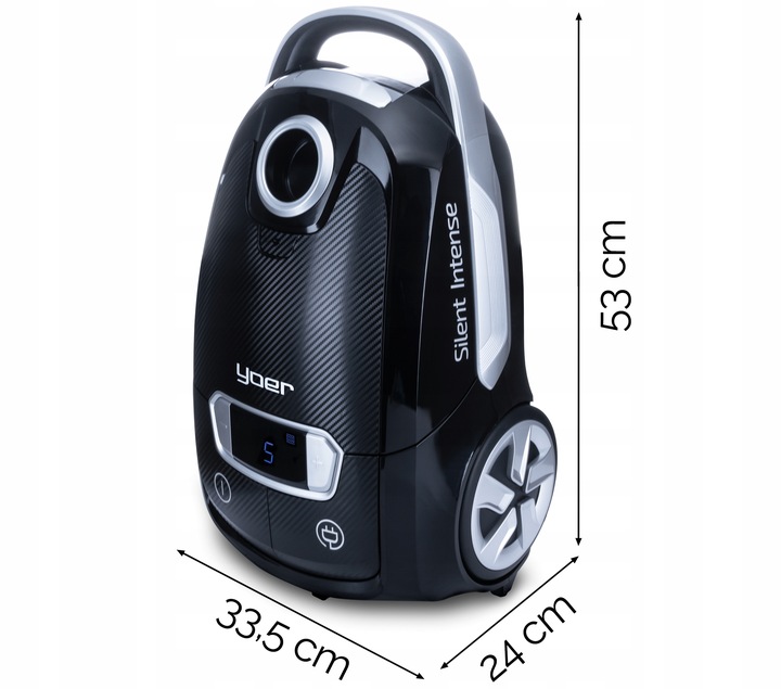 Odkurzacz workowy Cichy Yoer HEPA +6 szczotek INTELIGENTNY +PILOT