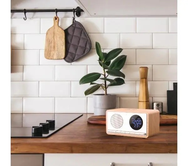 Radiobudzik Manta RDI912W RIMINI Bluetooth ładowarka indukcyjna Biały