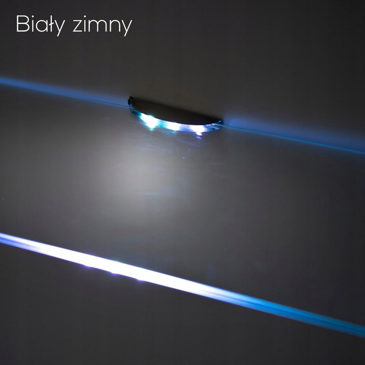 KPL.6x Klips PCV LED do szklanej półki +zasilacz