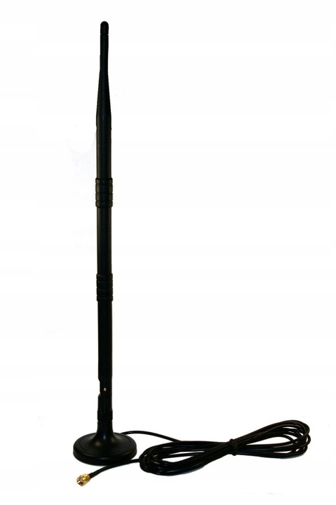 ANTENA WIFI 12dBI 41CM PODSTAWA KABEL 3m SMA-RP