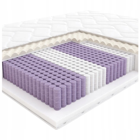 Materac FLAMENCO Hilding 180x200 cm Multipocket Sprężynowy New Tencel